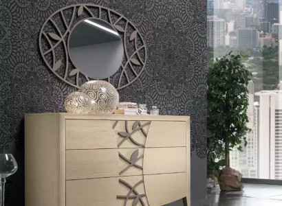 Bedroom dresser mirror sideboard dressers wood modern design luxury